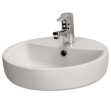 Lavoar Cersanit Caspia rotund 44cm, cu montare pe blat, K11-0094