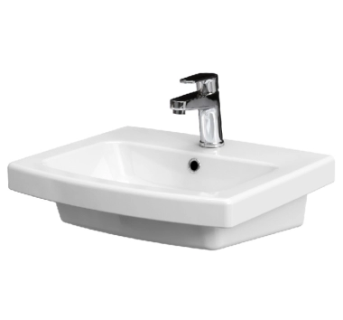 Lavoar Cersanit Easy 50cm pentru mobilier, incastrat, K102-012