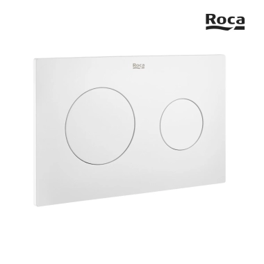 Clapeta dubla actionare Roca In-Wall PL10 alb mat