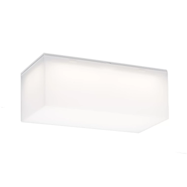 Plafoniera LED Klausen BLOCK 8W 8W, 640 LM, 4000 K, culoare alb, abajur alb