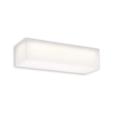 Plafoniera LED Klausen BLOCK 12W 12W, 960 LM, 4000 K, culoare alb, abajur alb