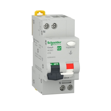 Intrerupator automat Rcbo 1P+N 4500 Easy9 AC 30MA C10A