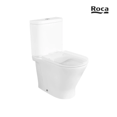 Vas WC rimless Roca The Gap Round evacuare dubla