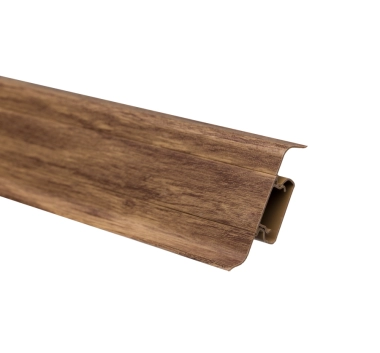 Plinta PVC cu canal 6011 Nuc Walnut 2500x52x22.5mm