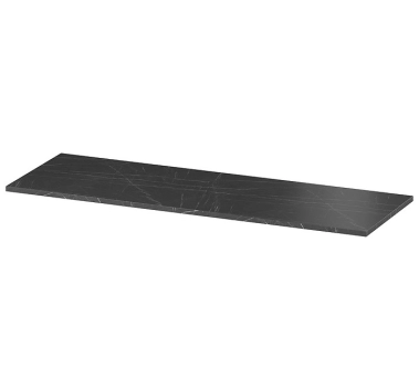 Blat Cersanit Larga pentru mobilier 140 cm, negru, marmura, S932-061