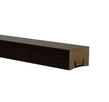 Set riflaj MDF 33mm cu profil montaj 2800x33x19mm wenge