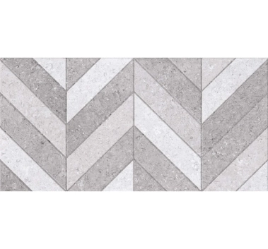 Medalion Palazzo Zig Zag Grey 30x60 4620, Kai Ceramics