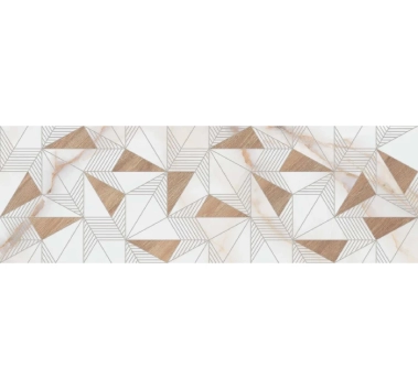 Medalion Goldie Geometric White 24.4x74.4 4995, Kai Ceramics