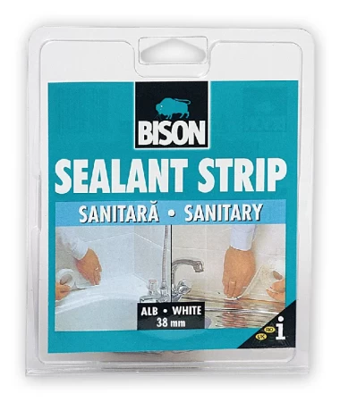 Banda silicon sanitara Bison 22mm x 3.35m, 490101