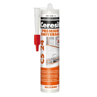 Silicon universal Ceresit CS24 alb 280ml