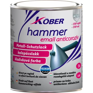 Email Hammer albastru luminos 0.75l Kober