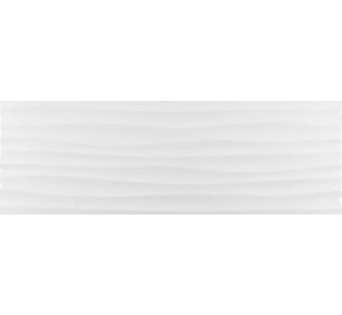 Faianta White Mat Onda 25.5x75.5 4762, Kai Ceramics