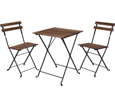 Set mobilier terasa cu 2 scaune pliabile, VN3000010