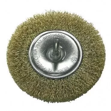 Perie sarma alama tip circular cu tija 100mm, 32830