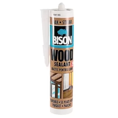 Silicon Bison mastic lemn stejar 300ml, 420013