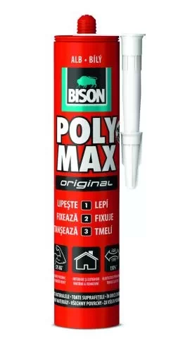 Silicon Bison Poly Max Polymer alb 465gr, 28975