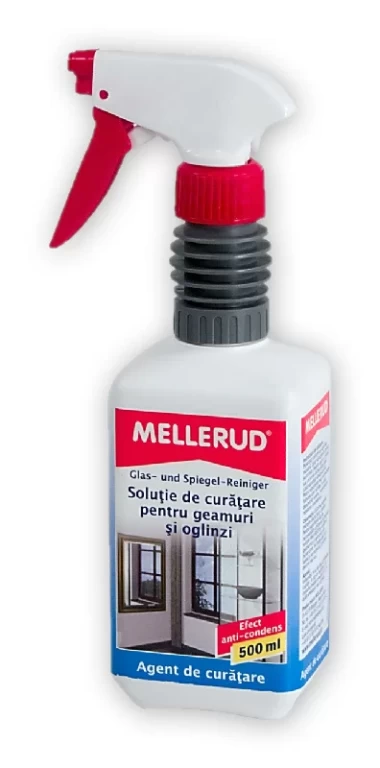 Solutie pentru curatat geamuri si oglinzi Mellerud 0.5l, 760012