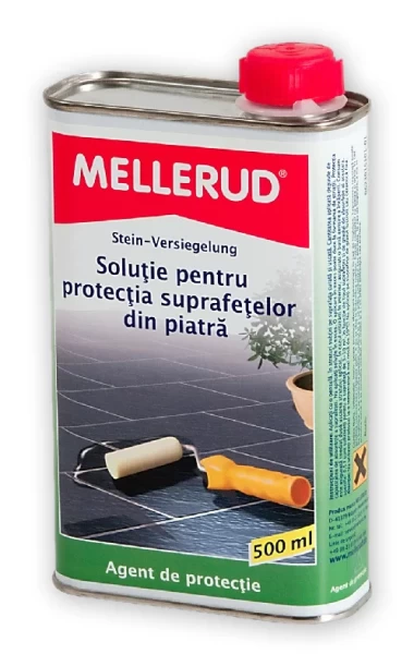 Solutie pentru intretinere suprafete piatra Mellerud 0.5l, 760034