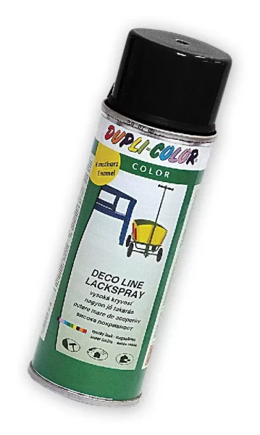 Spray lac negru 200ml, 374050 Dupli-Color