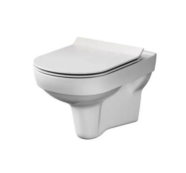 Set  724 WC Cersanit Carina suspendat, clean on, capac soft close,  K701-135